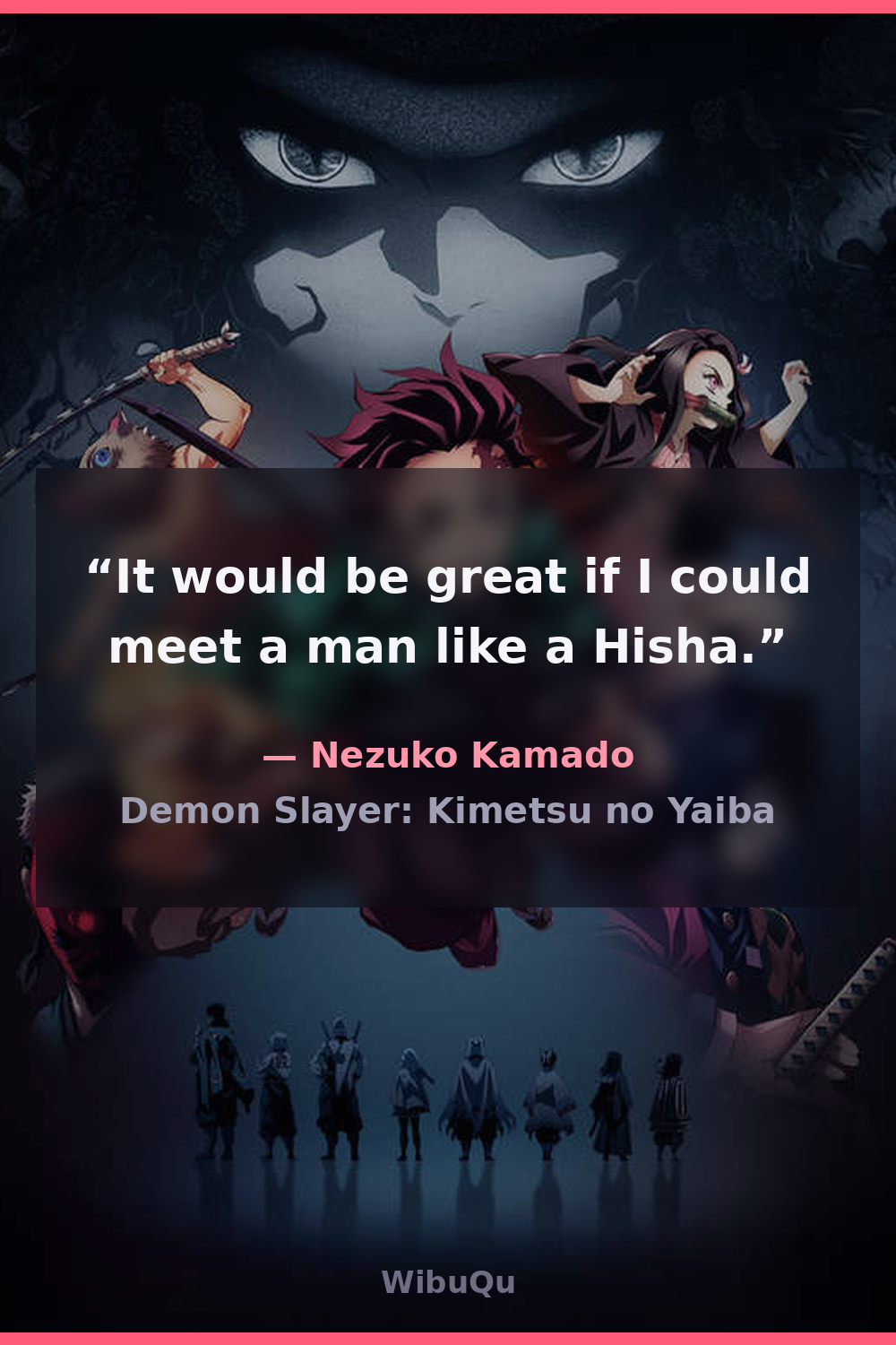 Quote Nezuko Kamado (Demon Slayer: Kimetsu no Yaiba)