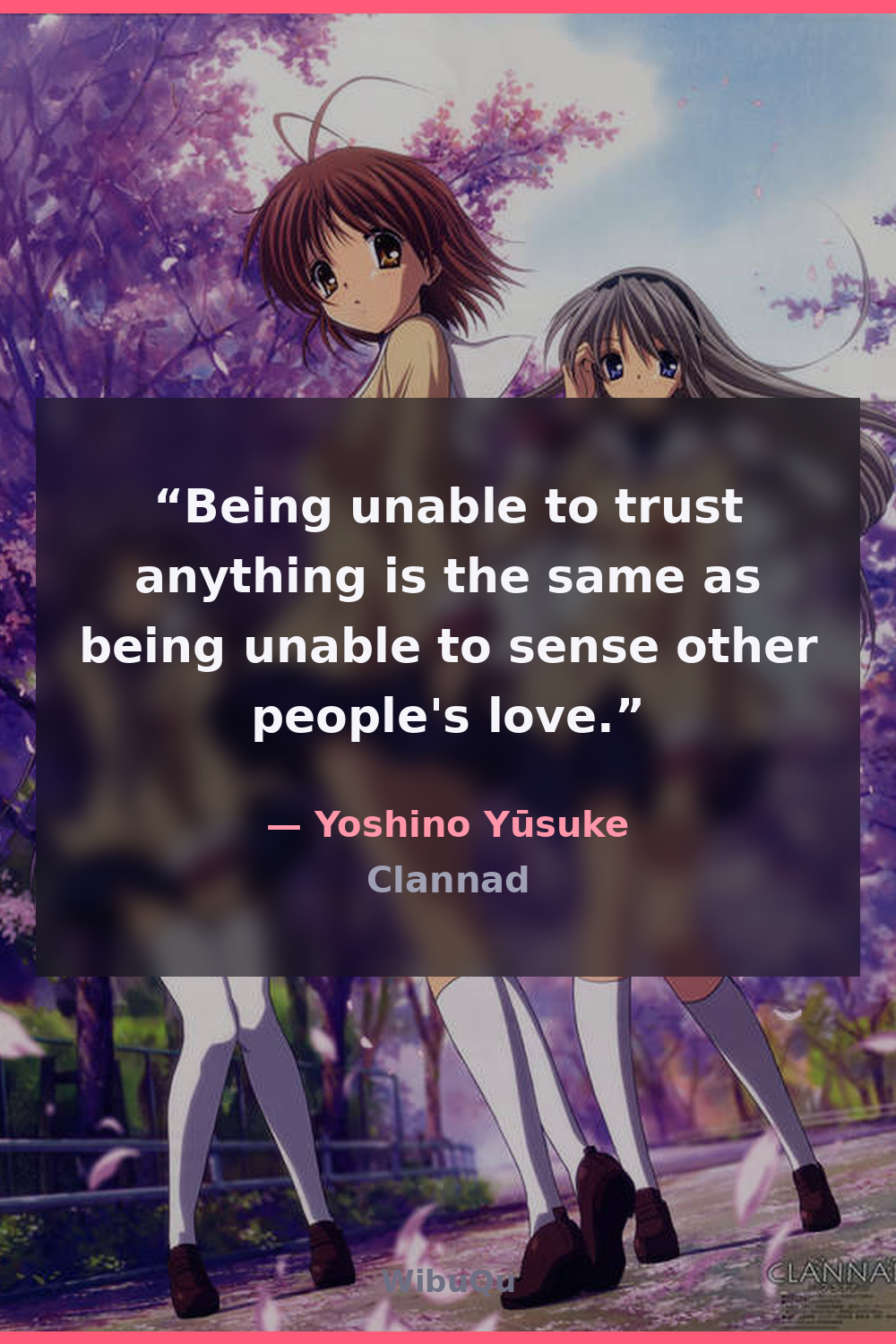 Quote Yoshino Yūsuke (Clannad)