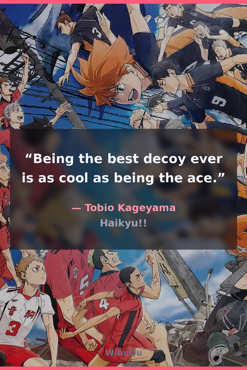 Quote Tobio Kageyama (Haikyu!!)