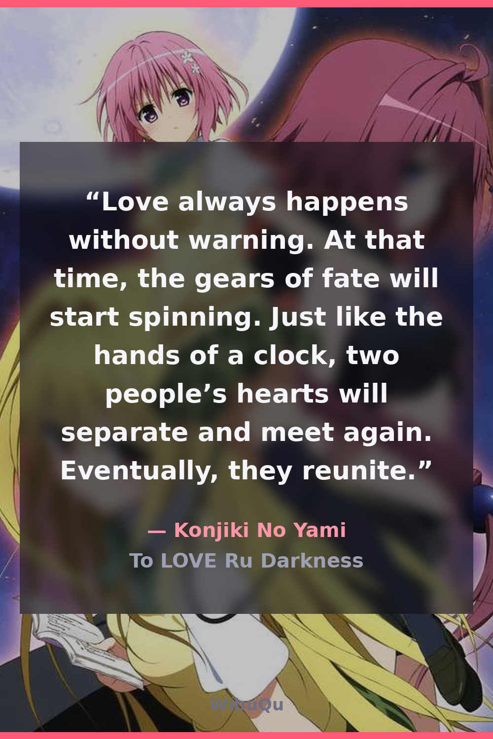 Quote Konjiki No Yami (To LOVE Ru Darkness)