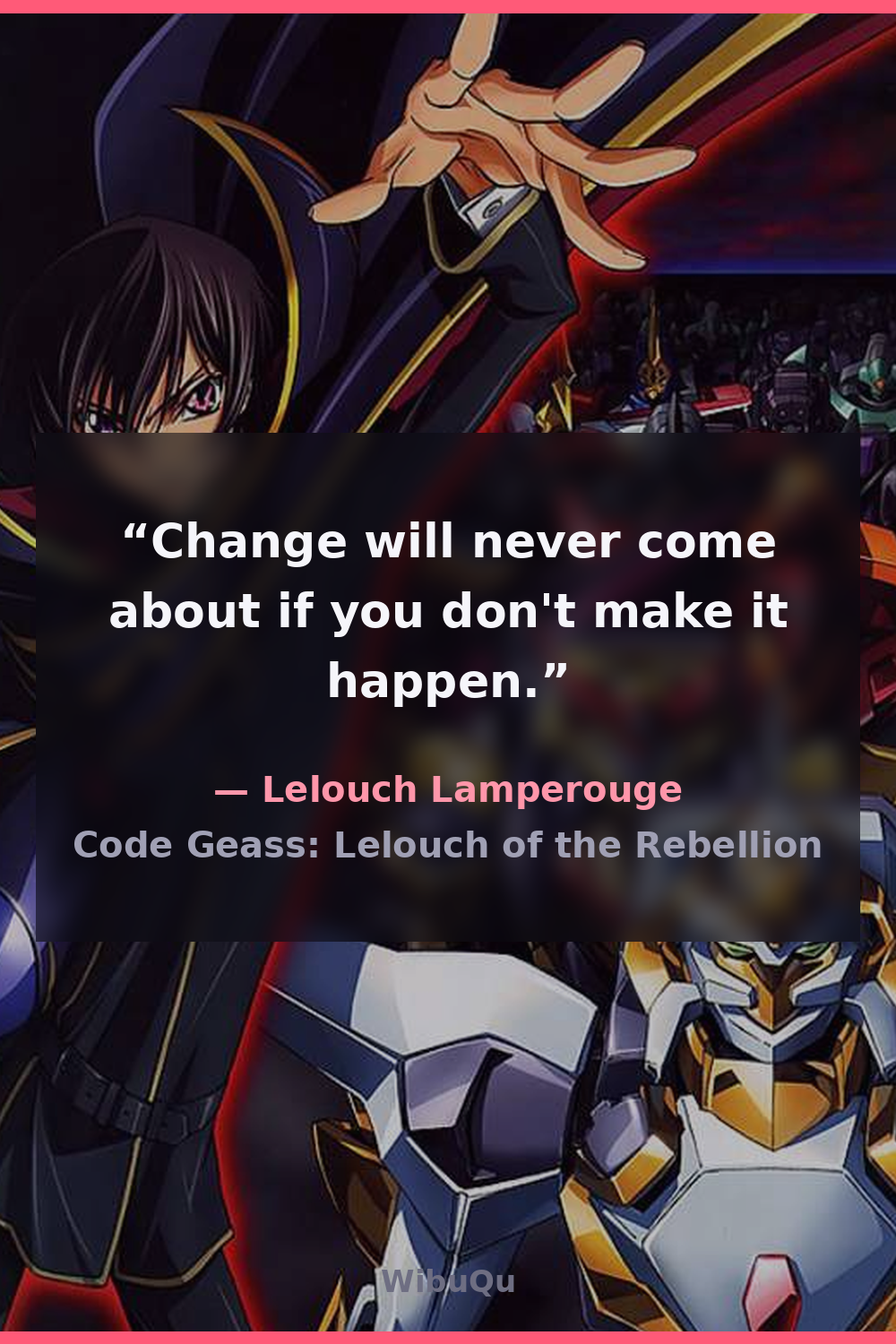 Quote Lelouch Lamperouge (Code Geass: Lelouch of the Rebellion)