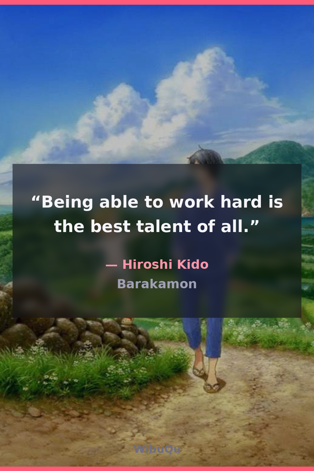 Quote Hiroshi Kido (Barakamon)