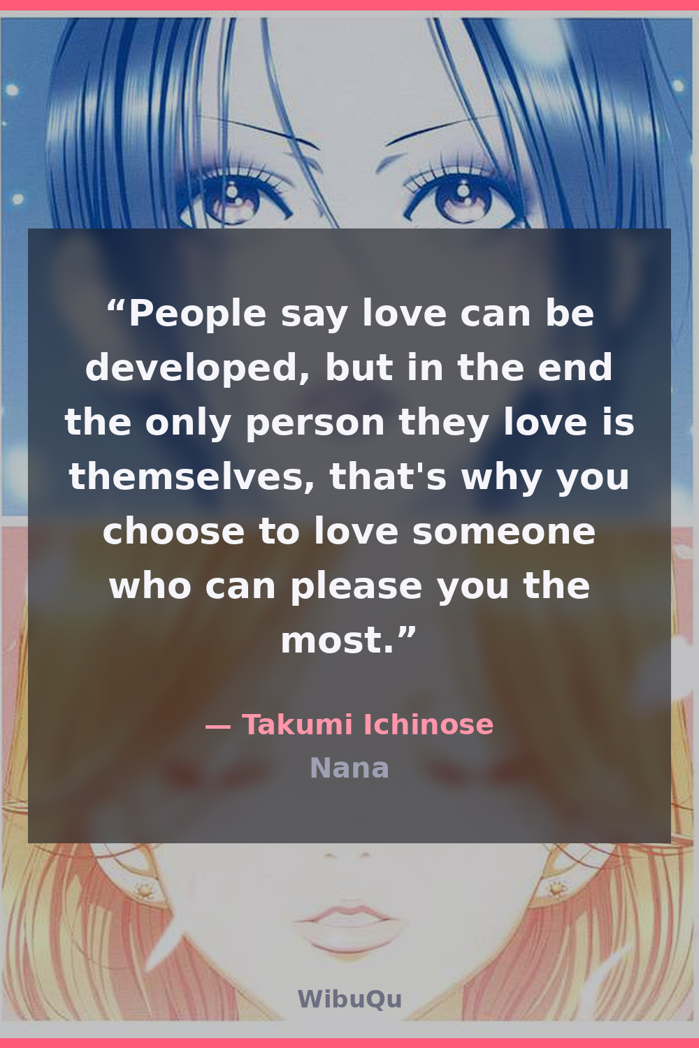 Quote Takumi Ichinose (Nana)