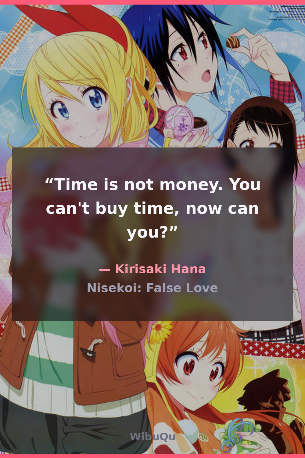 Quote Kirisaki Hana (Nisekoi: False Love)