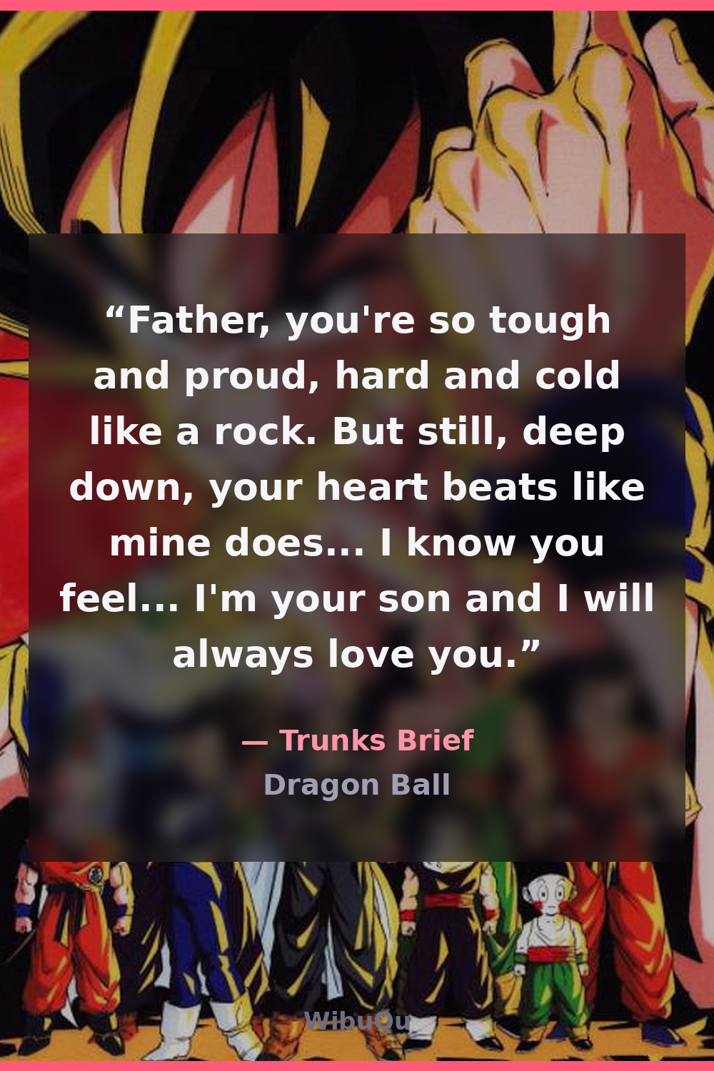 Quote Trunks Brief (Dragon Ball)