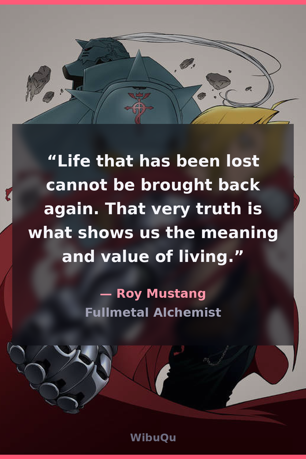 Quote Roy Mustang (Fullmetal Alchemist)